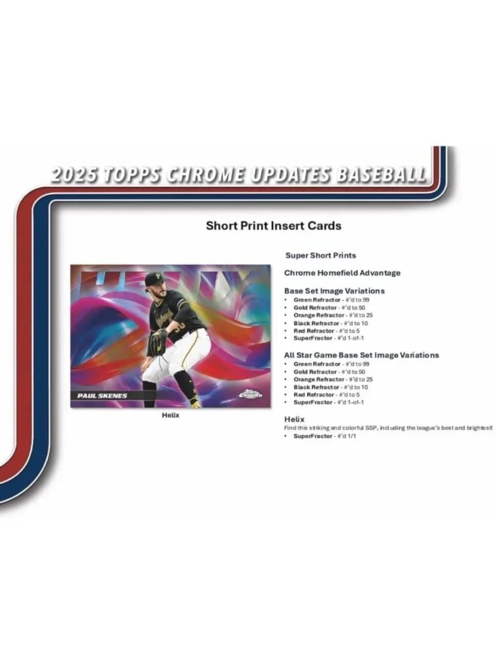 2025 Baseball Mega Box - Topps Chrome Update, 2 Raywave Parallels, Trading Cards